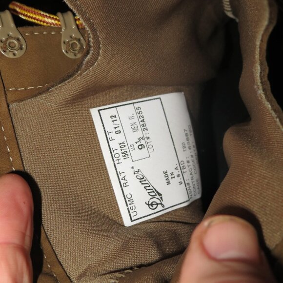 danner mens usmc rat boots 9.5 - Picture 2 of 4